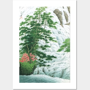 Yudaki Falls at Nikko by Kawase Hasui Posters and Art